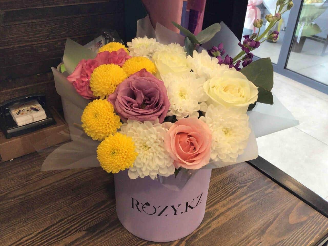 Нежный букет в коробке