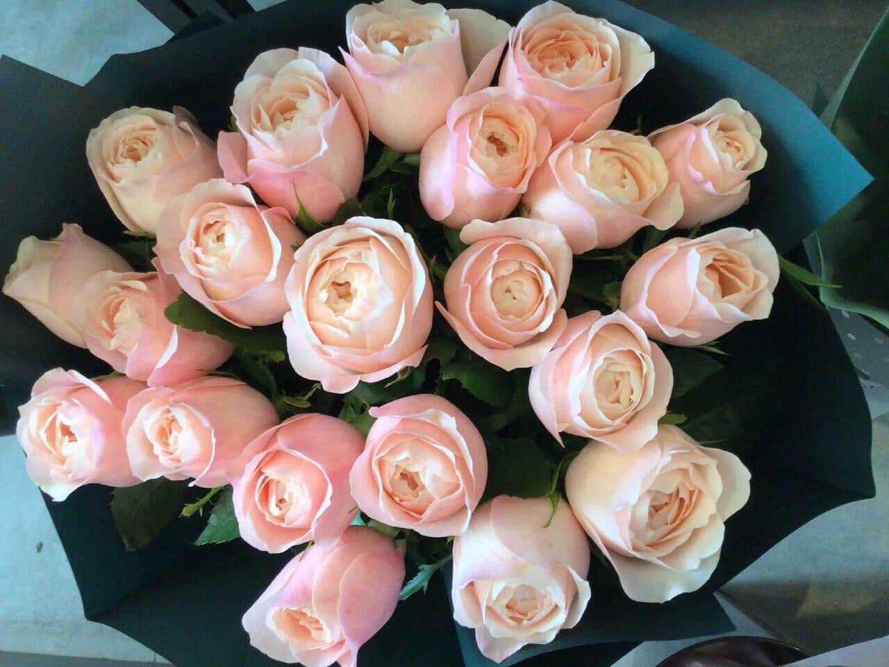 Pink rose bouquet