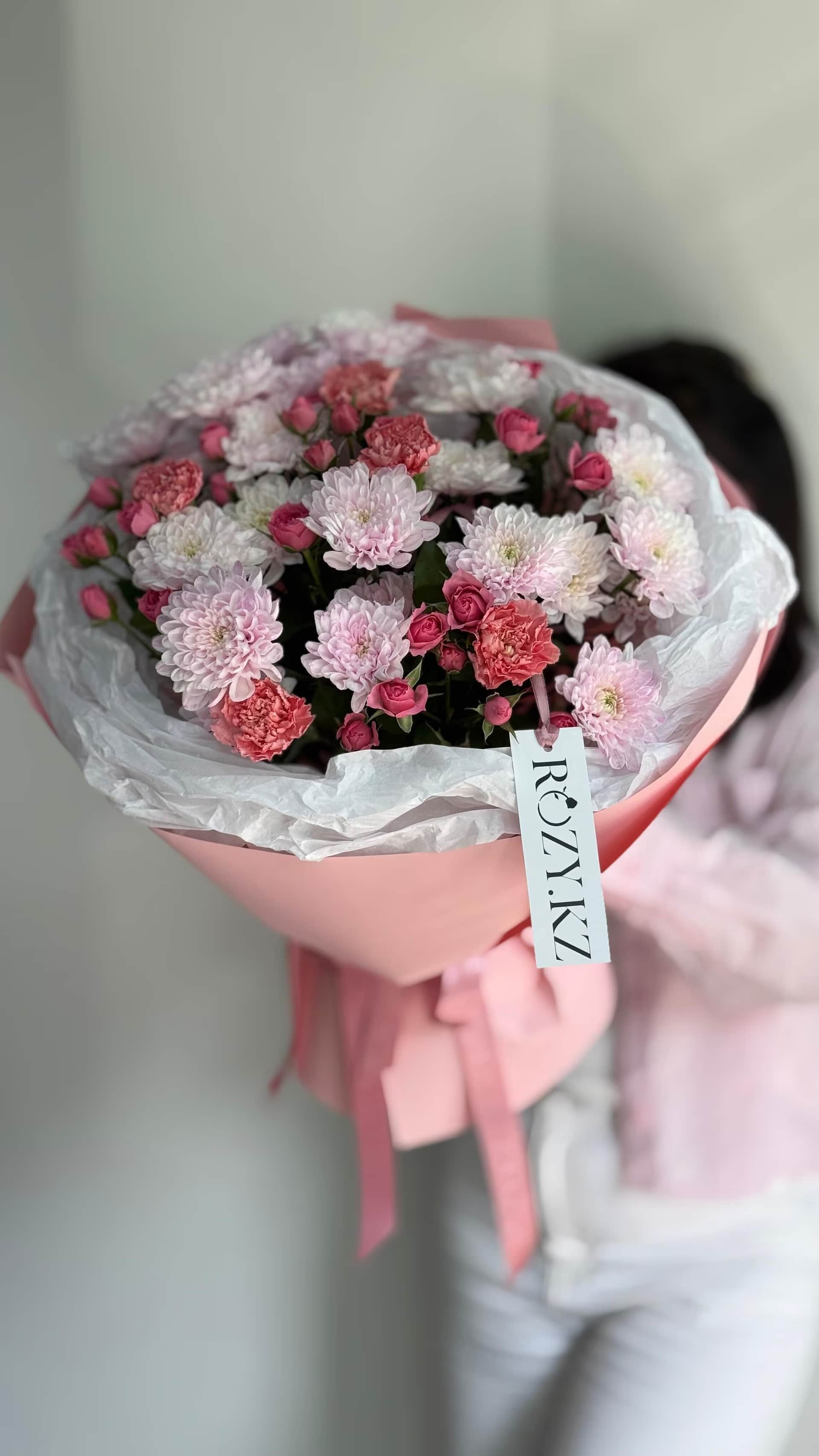 Гүл шоғы “Rose” өлшемі M — Қалампыр, Бұта раушан Sophie