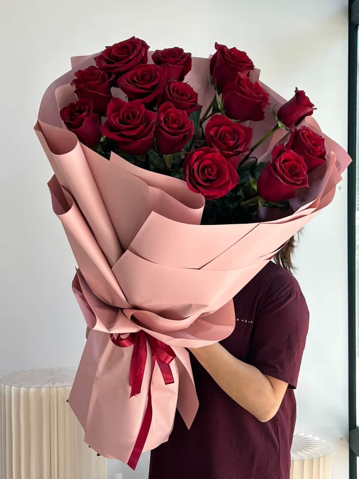 «Тепло любви» — Rose Ecuadorian red