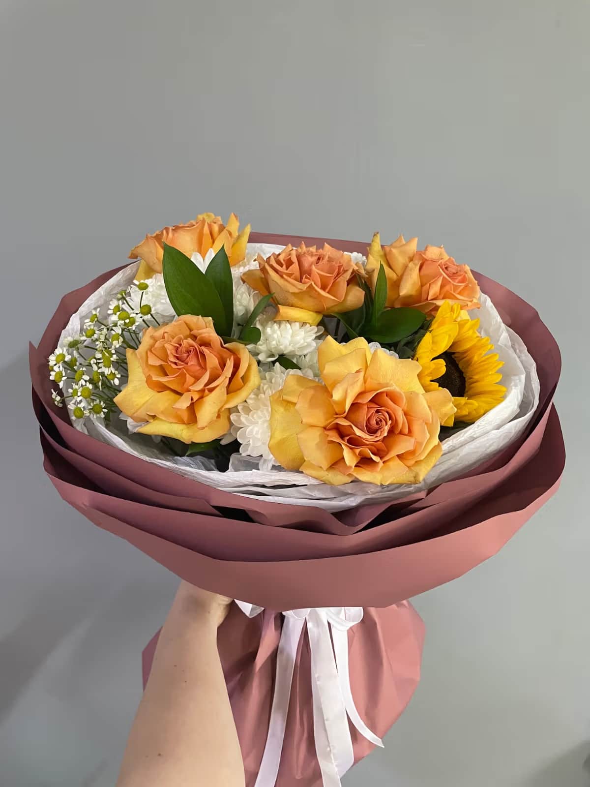 Sunny Radiance — Helianthus Jua Inca, Rose orange