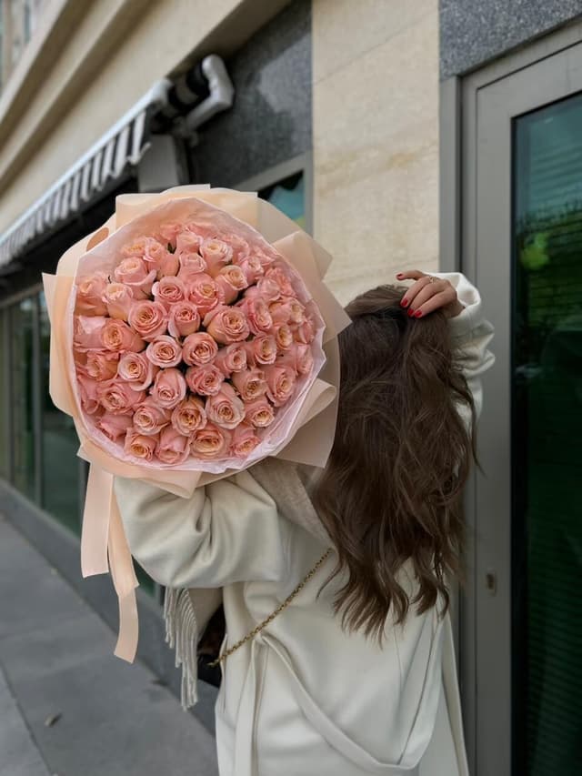 51 orange roses