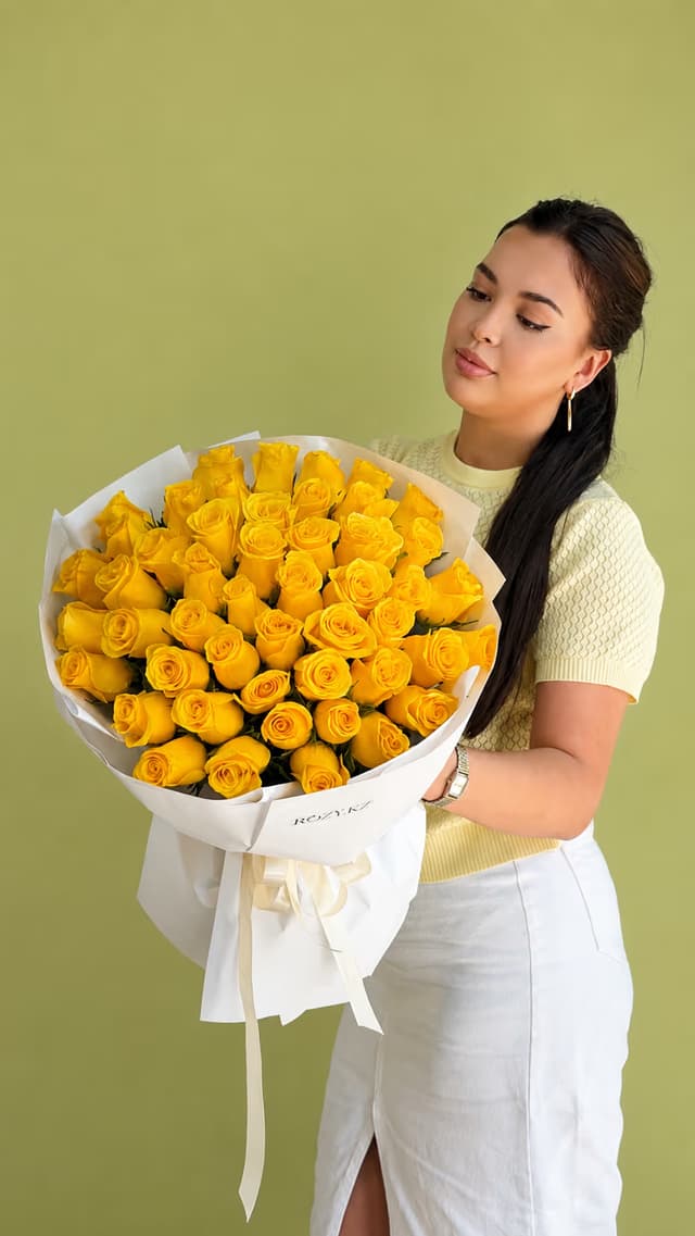 51 yellow roses