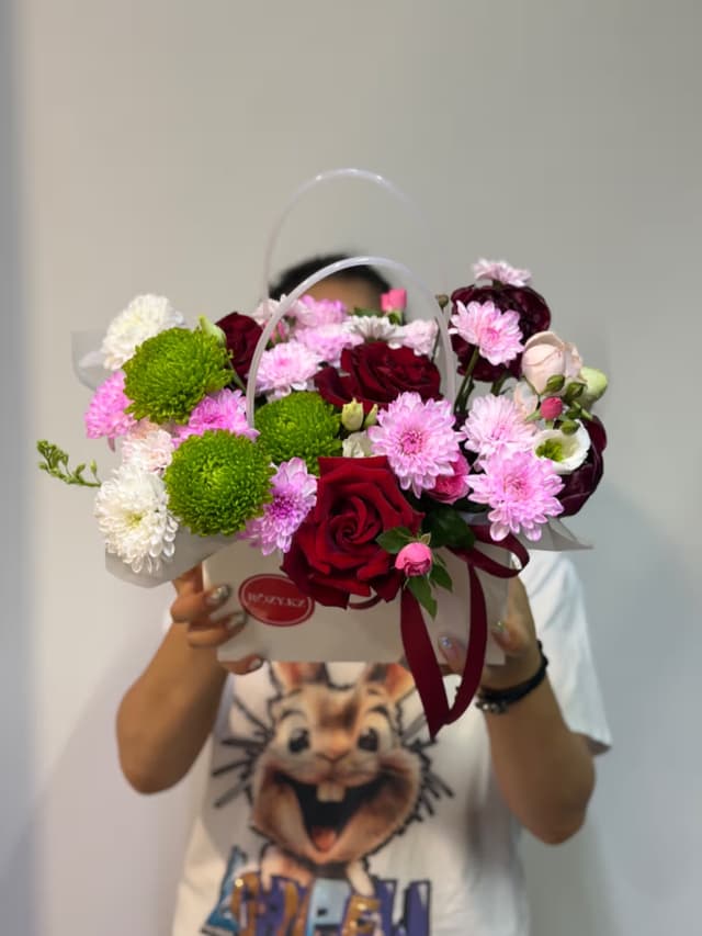 Bag brightness dnya — Peony, Rose orange