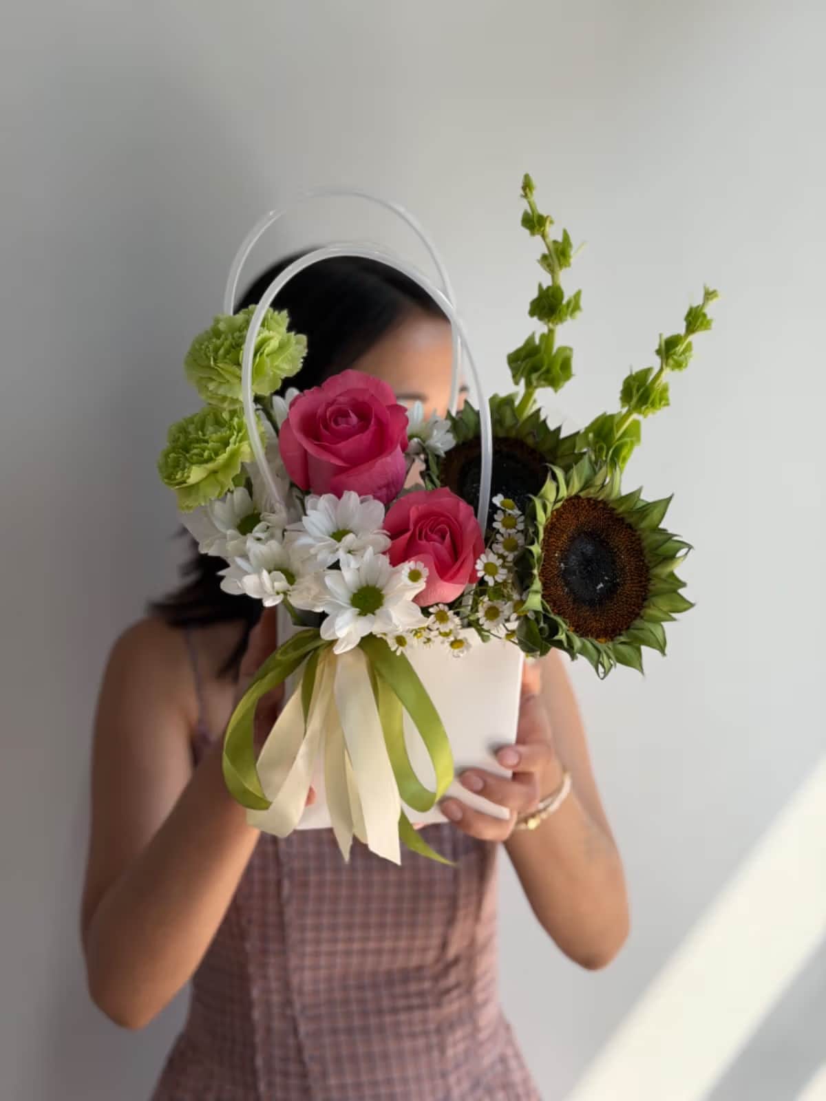 Bag "Yarkaya" — Rose light pink, Helianthus Jua Inca