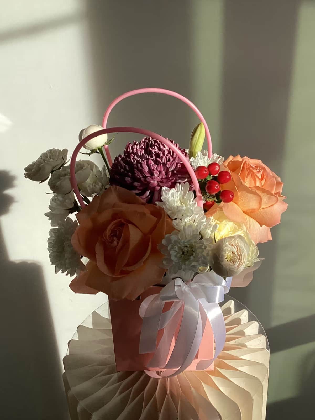 Sunny Dreams — Rose orange, Rose white