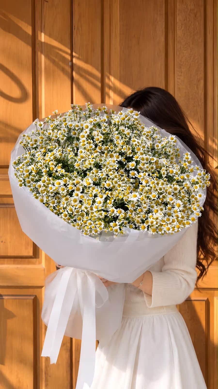 Моно букет Soft Melody — Матрикария